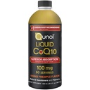 Qunol Liquid CoQ10 100mg, Absorción Superior Suplemento Natural Forma de Coenzima Q10, Antioxidante para la salud del corazón, Piña naranja Sabored, 60 Servimientos, 20.3 oz Botella