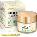 Crema de Yam salvaje orgánica con Clover rojo, Crema hidratante para mujeres, Incluye aplicador (4 onzas)