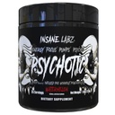 Insane Labz Psychotic Black Edition Mid Stimulant Pre Workout Powder, Energy Focus Pumps, Cargado con Creatine Beta Alanine Taurine Fueled por AMPiberry, 35 Servings (Watermelon)