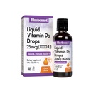 BlueBonnet Vitamina D3 1000 UI 25mcg Strong Bones &amp; Immune Support Supplement - Liquid Vitamins for Women &amp; Hombre - Lanolin VIT D Drops with MCT Oil - Non-GMO, Vegetarian - Citrus Flavor - 1 Fl Oz