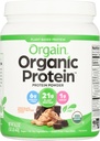 Orgain Orgain Pólvora de proteínas orgánicas veganas, mantequilla de maní de chocolate - 21g de proteína basada en plantas, carbohidratos bajos netos, no lácteos, sin gluten, sin lactosa, sin azúcar añadido, soy libre, Kosher, 1,02 libras