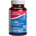 Lanzamiento lento Suplemento de hierro con vitamina C - High Absorption Gentle Iron con vitamina C para las mujeres con complejo de metil B para beneficios máximos - Stomach Friendly Vegan &amp; Made in The USA - 60 Servings
