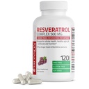 Resveratrol Bronson 500 Complejo Standardizado Trans-Resveratrol + Grape Seed & Red Wine Extract, 120 cápsulas