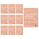 Boobie Body Superfood Protein Meal Replacement Shake, Vanilla Chai Flavor tóxico 19g Protein ← Seguro para el embarazo, la lactancia, " Maternidad  durable Orgánica, Vegan, Zero Sugar, 10 Single Serve Packets (1.02 oz cada uno)
