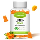 Lutein Gummies 25mg - Vitaminas de los ojos Lutein " Zeaxanthin Eye Health Supplements for Adults,Sugar Free Eye Health Gummies Supplement - Support Vision,Macular,Blue Light Filtering (60 Count)