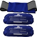Paquetes de hielo para lesiones Reutilizables (3-Piece Set) – Terapia de Hielo caliente y frío Gel Wrap Soporte – Soporta recuperación, unión y dolor muscular – rodillas, espalda &amp; más (3 piezas - Classic)