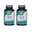 Camino de la Naturaleza Magnesio de calcio y vitamina D3 Complejo, Huesos saludables, Función muscular y Relajación*, Gluten Free, 250 cápsulas (Paquete May Vary) - 2 Pack