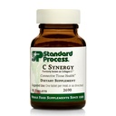 Standard Process C Synergy - Suplemento para apoyar la salud de tejidos conectivos - Suplemento integral basado en alimentos para la salud inmunitaria - Tissue conectivo Apoyo con la vitamina C " Helada de trigo - 90 Tablets