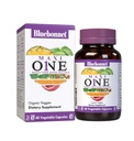 Bluebonnet Nutrition Maxi One (con hierro), Whole Food Multiple, Enzymes, Energy, Vitality, Gluten " Dairy " Soy Free, Kosher, Vegetarian Friendly, Non-GMO, 2 Month Supply, Beige, 60 Cuenta
