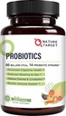 Probióticos para Mujeres, Hombres y Niños, 60 Billones Probiótico para Salud Digestiva -14 Estragos, Prebióticos y Probióticos para Gut Health &amp; Immune Support, Gluten Free, Non-GMO, 90 Tablets
