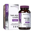 BlueBonnet Nutrition Hermoso pelo de alias, uñas de piel, colágeno hidrolizado de vacas de grano, péptidos de colágeno Tipo 1 &amp; 3, No GMO, libre de gluten, libre de soja, libre de leche, 90 cápsulas vegetales
