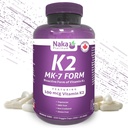 K2 MK-7 330, Naka Platinum K2 (MK-7 Form) 330 Veggie Caps - Exclusiva Tamaño: 300 + 30 Gratis, 330 Cuenta