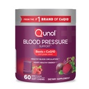 Qunol Beets Chews for Blood Pressure Support, 3 in 1 Beets + CoQ10 + Grape Seed Extract, Supports Healthy Blood Circulation &amp; Heart Healthy Energy, 60 Chews