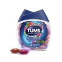 TUMS Chewy Bites Tablas antacidas para el alivio de la indigestión de acidez picante, bayas surtidas, 32 Cuenta