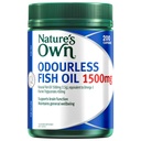 La propia omega 3 alta fuerza aceite de pescado sin olor 1500 MG X 200 cápsulas