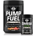 PMD Sports PMD Sports Ultra Pump Fuel Insanity - Pre Workout - Miami Sunrise (30 Servings) & PMD Sports Omega Cuts Elite Thermogenic Fat Burner (90 Softgels)