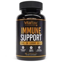 Immune Support Vitaminas - Elderberry con zinc, vitamina C y ajo para adultos - Sambucus Black Elderberry Capsules &amp; Echinacea Immunity Renewal Complex