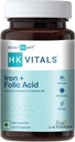 Suplemento de hierro + ácido fólico, con zinc, vitamina C &amp; vitamina B12, apoya la construcción de sangre, inmunidad y energía, 60 tabletas de ácido fólico de hierro