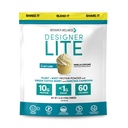 Designer Wellness, Designer Lite, Low Calorie Natural Protein, Prebiotic Fiber, Key Vitamins & Minerals, Vanilla Cupcake, 25.6 onzas