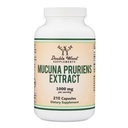 Mucuna Pruriens Extract Capsules - Dopamine Boosting Suplemento - 210 Conde, 1000mg Por Serving, 20% (de Velvet Bean) (para Mood y Motivation Support) Tercera Parte Probada por Madera Doble