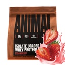 Animal Whey Isolate Protein Powder - Cargado para Pre &amp; Post Workout Muscle Builder y recuperación con enzimas digestivas para hombres &amp; mujeres - 25g Proteína, gran sabor, bajo azúcar - Fresa 2 libras