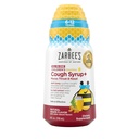 Zarbee's Children's Daytime All-in-One Honey Cough Syrup + Mucus, Throat &amp; Nasal for Kids 6-12 + Dark Honey, Ivy Leaf Extract, Zinc Turmeric Root, &amp; B-Vitamins, Drug-Free, Grape, 4 fl oz