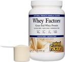 Factores Whey por Factores Naturales, Grass Fed Whey Protein Concentrate, Aids Muscle Development and Immune Health, French Vanilla, 12 Oz