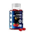 Vitamatic Sugar Free Melatonin 60 mg - 60 Gummies Vegetarianas - Suplemento No-Habit Forming