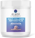 Dr. Emil Multi Collagen Peptides Plus con ácido hialurónico - Peppermint Hot Cocoa Flavor - 9g Collagen Por Serving for Skin, Hair, Nails &amp; Joint Support