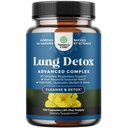 Lung Detox Mullein Leaf Capsules - Purifying Mullein Lung Cleanse Complex with NAC Quercetin & Cordyceps Extracts - Leaf Herb Respiratory Supplement for Sinus Immunity &amp; Breathing Support