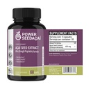 Power Seed Acai - Nitric Oxide Booster. Soporta Flujo de sangre, niveles de azúcar en sangre, función metabólica & energía. Antioxidante súper fuerte. Fórmula patentada 60 cápsulas