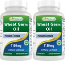 Mejores Naturales Aceite de Germ de Trigo 1130 mg 120 Softgels (Pack de 2)
