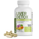 Bronson Liver Detox Advanced Detox &amp; Cleansing Formula Supports Health Liver Function with Milk Thistle, Dandelion Root, Turmeric, Artichoke Leaf &amp; More, Non-GMO, 180 Vegetarian Capsules