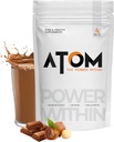 Asitis Nutrición AS-IT-es Atom Whey Protein 1kg/35.2 Oz con Enzimas Digestivas Silencio EE.UU. Labdoor certificado para la precisión y la pureza