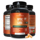 Optic Care Eye Vitamins – Lutein, Zeaxanthin, Vitaminas A C E, Zinc, Copper, Chrysanthemum &amp; Goji – Fórmula de Micronutrientes Antioxidante para el soporte de visión – 3 PK