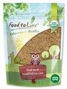 Comida para vivir - Camu ecológico Camu Powder, 4 onzas - Non-GMO, Kosher, Raw, Vegan Superfood, Bulk, No-Irradiated, Puro, Grande para hornear y beber
