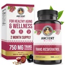 Antigua Bliss Resveratrol Powerful Antioxidant Suplemento con té verde, Grape Seed Extract for Healthy Aging for Men &amp; Women