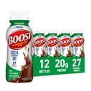 BOOST High Protein Listo para beber bebida nutricional equilibrada, Chocolate rico, 8 FL OZ (Pack of 12)