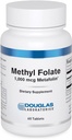 Douglas Laboratories Methyl Folate L-5-MTHF - 1,000 mcg Metafolin - Vitamina B Folate - Apoya Homocysteine Metabolism & Fetal Development* - Non-GMO - 60 Tablets