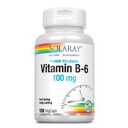 SOLARAY B-6 TSTR Suplemento, 100mg tención 120 Conde