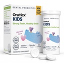 OraTicx Niños Probióticos Dentales para Anti-Cavidad + Dientes y Gumas Saludables, 8 Billones CFU Probióticos para la Salud Oral, Yogurt Flavor 1-PK
