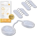 Filtros de nariz O2 con Filtración 3M - Filtro de nariz para alergias - Filtro nasal para alergias - Mascara de polvo de Nostril, Filtro de humo y alergia (Tamaño pequeño, paquete de 10)