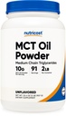 Nutricost Premium MCT Oil Powder - Best for Keto, Ketosis, and Ketogenic Diets - Non-GMO and Gluten Free... (2 LB (Unflavored))