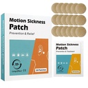 20 Conde Motion Patches de Enfermedad - Actuación rápida Alivia los mareos y la caries, Traje para Coches y Paseos en Barco, Paletas de Crucero y Avión