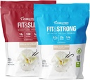 Evolution Advance Nutrition Grass Fed 100% Whey Protein Powder + Fit &amp; Slim with Glucomannan, Inulin Fiber – High Fiber, High Protein, Pure, Keto Aprobado, Non GMO, Stevia Sweetened – 2 Pack