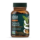 Gaia Herbs Turmeric Supreme Extra Strength - Apoya el Descomfort Ocasional de Normal Wear & Tear* - con Turmeric Curcumin " Black Pepper - 60 Vegan Liquid Phyto-Capsules (hasta 60-Day Supply)
