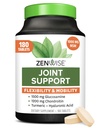 Zenwise Health Joint Support Supplement with Glucosamine Chondroitin MSM, Curcumin & Sulfate - Joint Health for Women ' Men - Mobility & Flexibility Support for Knee, Cartilage & Bone - 180 Count