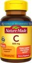 Vitamina C 500 mg Cápsulas con Caderas de Rosa, 130 Condes