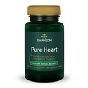 Swanson Pure Heart Cardiovascular Circulatory Health Antioxidant Resveratrol Blood Pressure Cholesterol Support Herbal Suplemento 60 Veggie Capsules (Veg Caps) Vegan