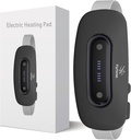 Almohadilla de calefacción eléctrica, Almohadilla de calefacción inalámbrico portátil con 4 niveles de calor y 4 modos de masaje, Cinturón de malla de gran calefaccion para cáñamo, Regalos de alivio de dolor de espalda para mujeres (negro)